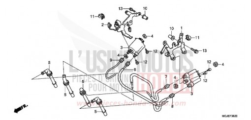 BOBINE D'ALLUMAGE CBF1000FAC de 2012